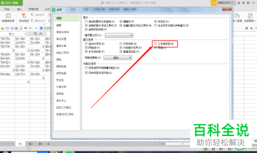 电脑WPS表格怎么将工作表标签隐藏起来