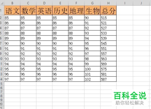 电脑WPS表格没有数据的空白单元格如何隐藏