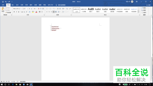 电脑word文档怎么删除掉文字前的竖线