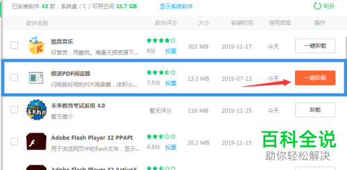 电脑中无用的软件如何用360软件管家删除或卸载