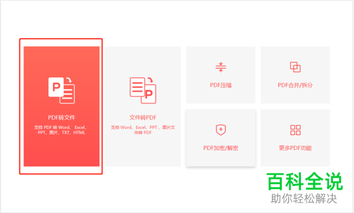 电脑中PDF文件如何转换为PPT文件