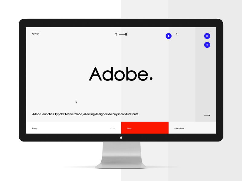 Dribbble 2月份的热门 UI 设计作品