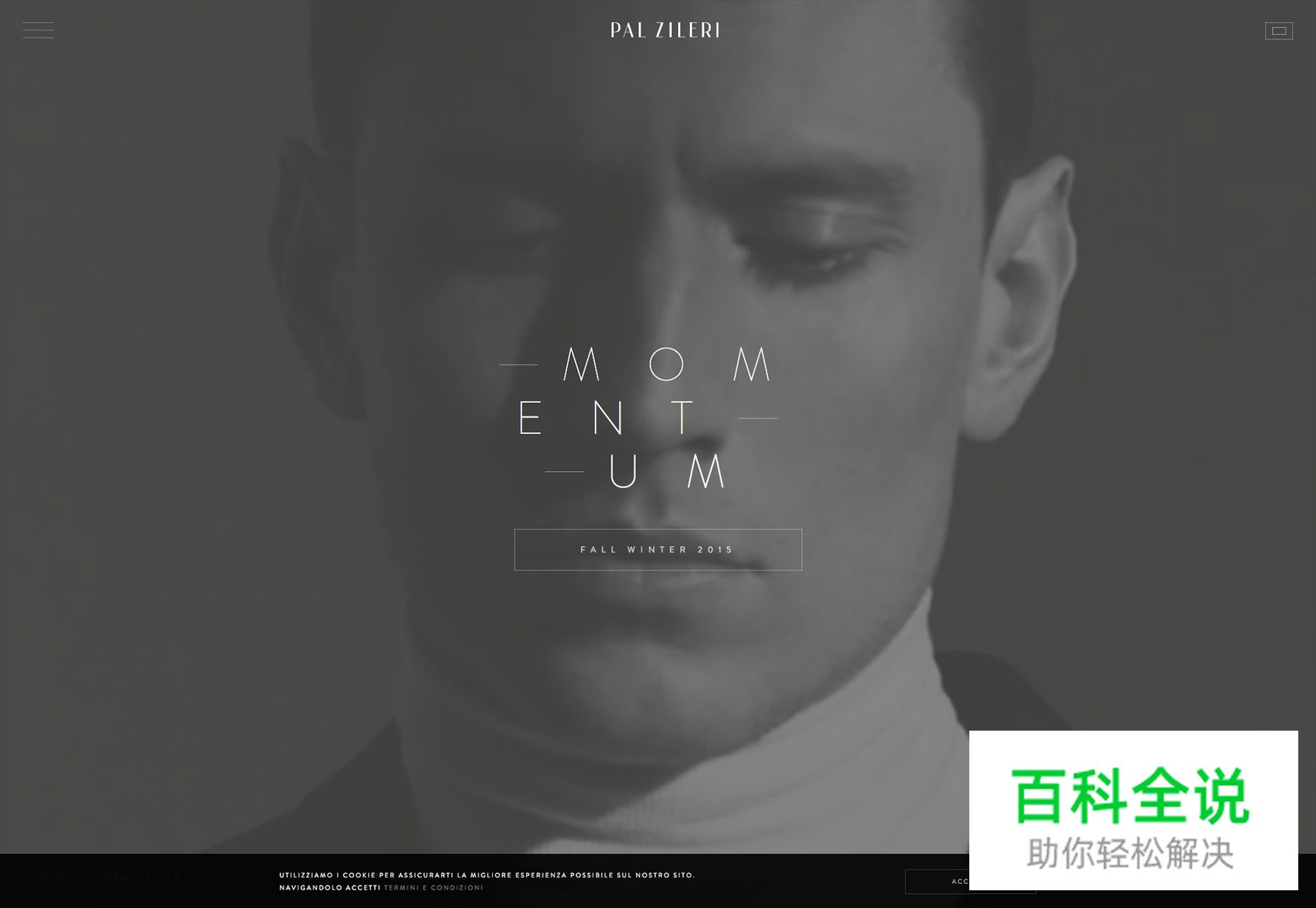 大气有范儿的黑白色调网站欣赏