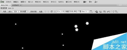 DW制作丰满大块的雪花