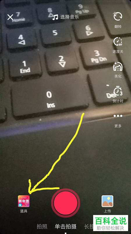 抖音中怎么拍摄制作带有野生亚洲象、野生动物特效的视频
