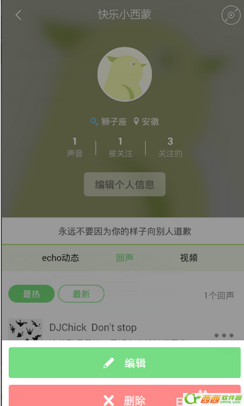 echo回声怎么发布声音