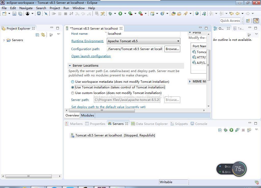 eclipse入门之创建第一个web程序(jsp测试环境)