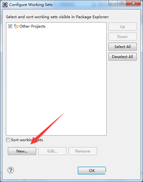 eclipse多个项目怎么放入同一个文件夹?