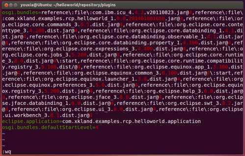 eclipse rcp详解Hello World以及eclipse rcp和osgi的简单展示(图文)