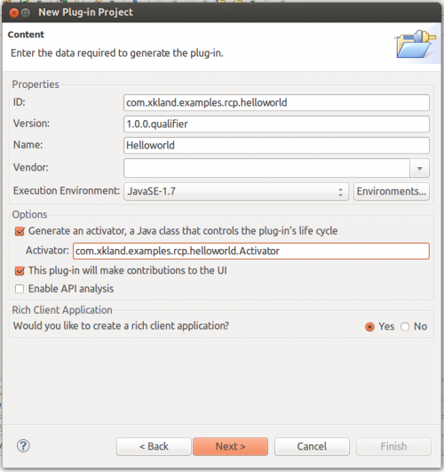 eclipse rcp详解Hello World以及eclipse rcp和osgi的简单展示(图文)