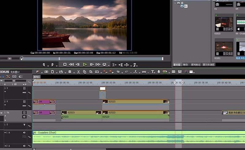 edius时间线空隙怎么删除?