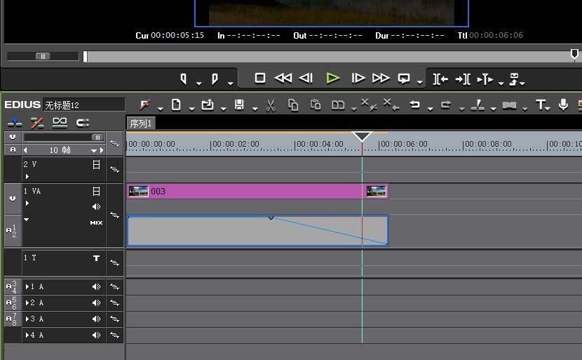 edius视频怎么添加渐暗效果? edius视频逐渐变暗的教程