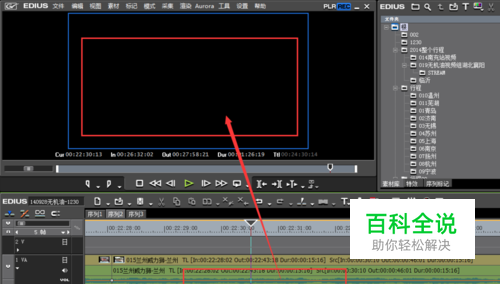 Edius有声音没图像怎么办