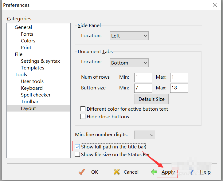 EditPlus怎么显示文件的绝对路径?EditPlus直接显示打开文件的全路径的设置方法