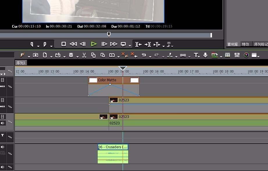 edius素材怎么制作闪白光的拍照效果?
