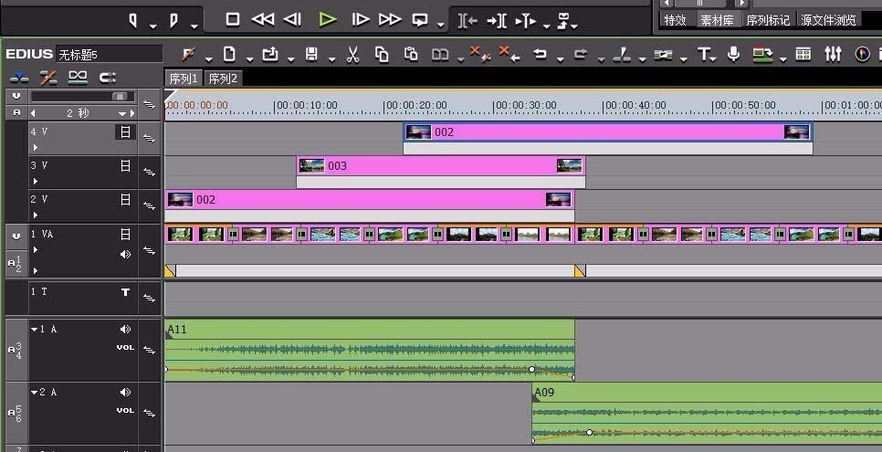 edius视频怎么添加轨道? edius添加轨道的教程