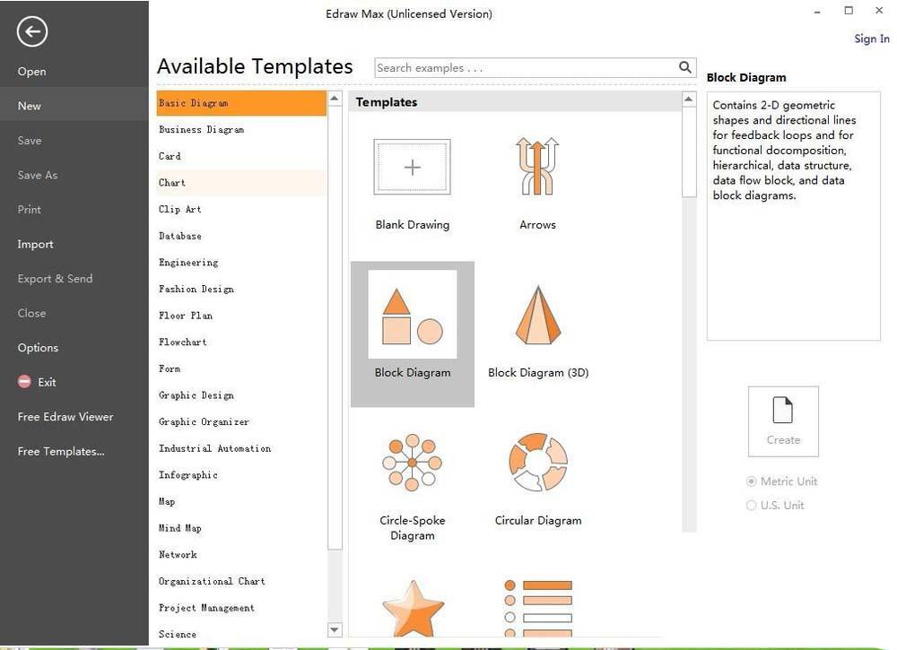 EdrawMax亿图图示怎么插入带有圆形的矩形?