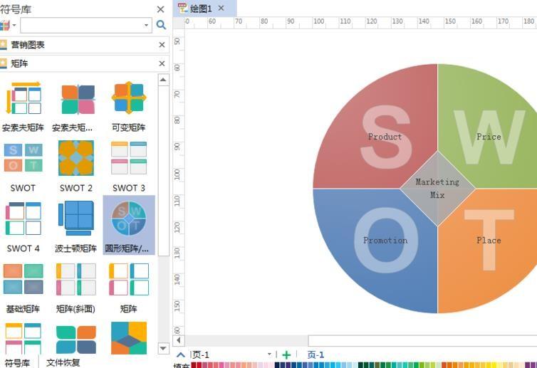 Edraw Max怎么设计原型的营销图?