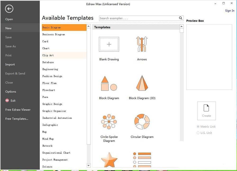EdrawMax亿图图示怎么插入带有圆形的矩形?