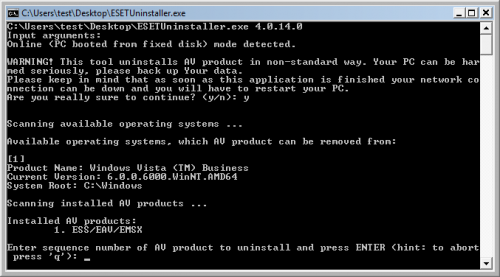 ESET卸载不了怎么办?