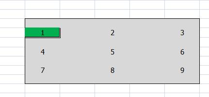 Excel如何将表格数字按键设置为立体感?