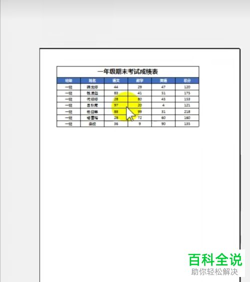 Excel表格中的选中区域如何打印