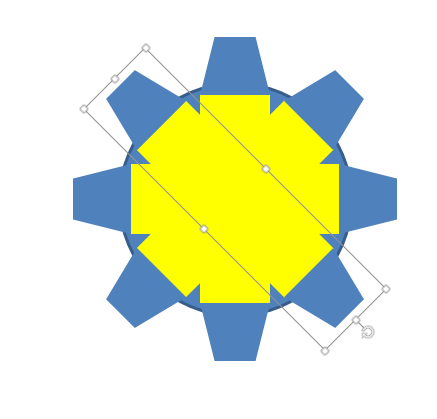 Excel怎么画齿轮图形? excel齿轮的画法