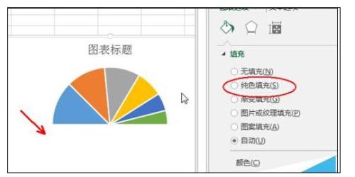 Excel2013怎么制作半圆饼图