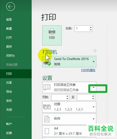 Excel表格中的选中区域如何打印