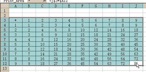 excel打印区域如何设置呢?