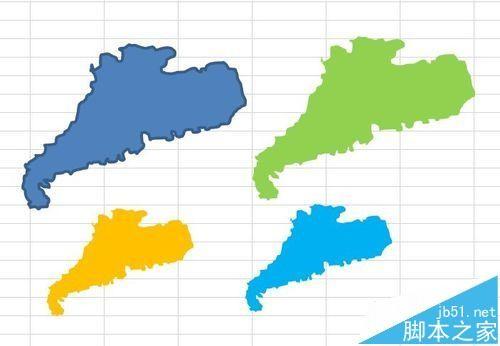 excel怎么制作手绘地图?excel手绘地图的画法