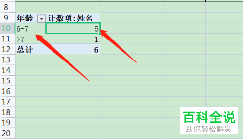 Excel怎么将数据透视表内容分组显示