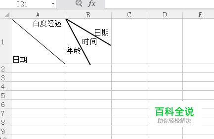 Excel表格中单元格如何插入斜线分割线