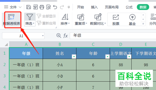 Excel怎么将数据透视表内容分组显示