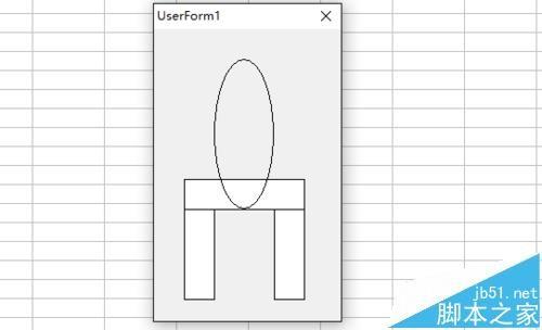 excel怎么绘制一个简笔画梳妆台?