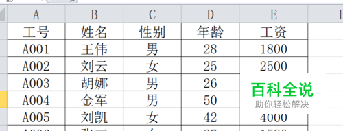 Excel中用函数统计工资大于3000的人数