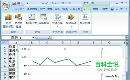 Excel2007表格怎样制作折线图