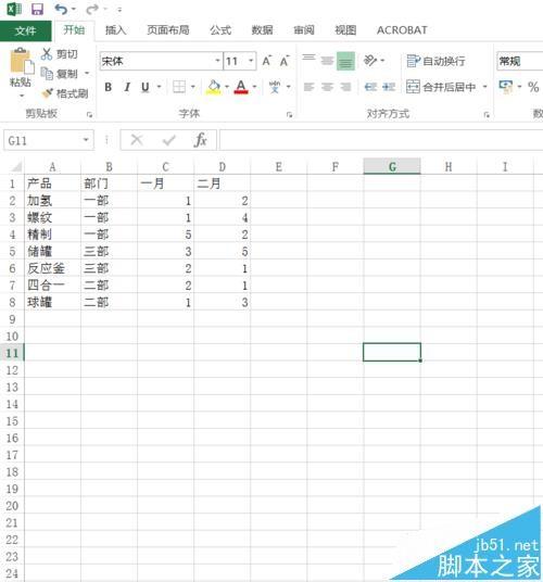 Excel2016表格中的列怎么隐藏和取消隐藏?