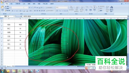 exce表格l的打印背景图在哪里修改