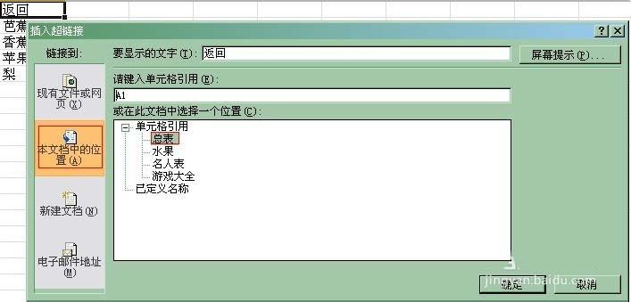 excel表格中怎么建立超链接? excel超链接的添加方法