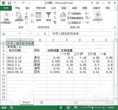 Excel2013如何导入外部网页上的表格?网页表格导入excel2013的方法