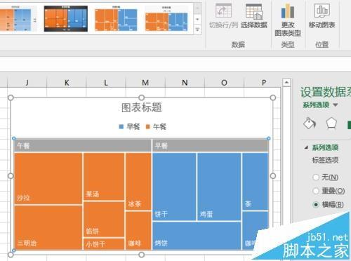 Excel 2016表格怎么绘制树形图分析销售数据?