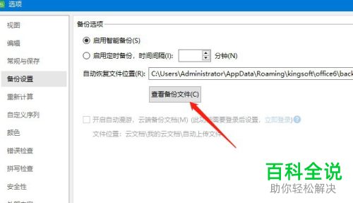 Excel表格的备份文件在哪看