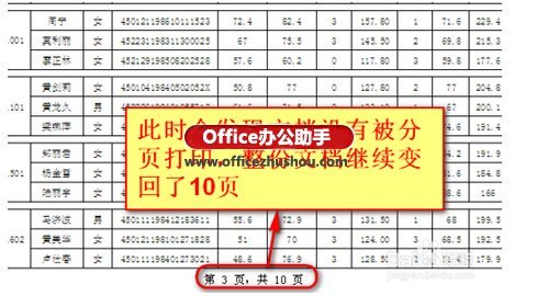Excel表格如何从指定部分重新分页打印