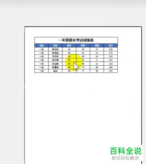 Excel表格中的选中区域如何打印