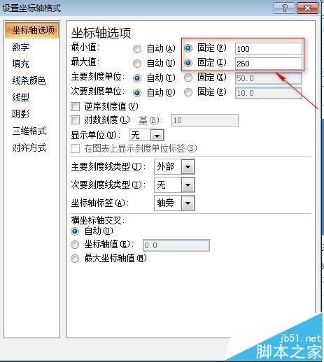 EXCEL坐标轴怎么自定义设置?