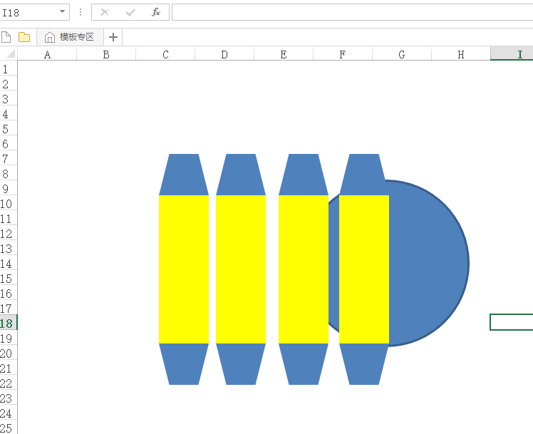 Excel怎么画齿轮图形? excel齿轮的画法