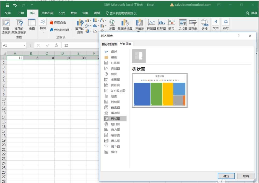 excel2016中新增的六大图表功能怎么使用?