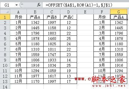 Excel2010中如何使用下拉列表控制显示不同系列的图表
