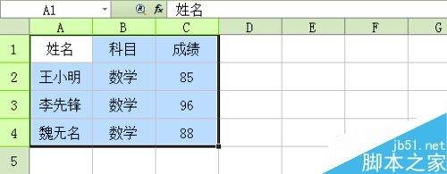 excel如何进行普通的排序?